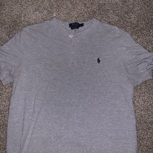 Grey and Navy Polo Ralph Lauren Henley